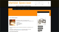 Desktop Screenshot of metaal-speciaal.nl