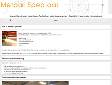 Tablet Screenshot of metaal-speciaal.nl